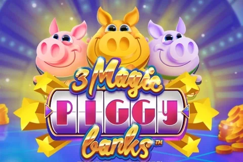 3 Magic Piggy Banks slot game artwork