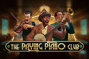 The Paying Piano Club slot game artwork