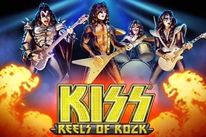 KISS Reels of Rock slot game artwork
