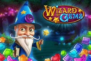 Wizard of Gems slot game artwork