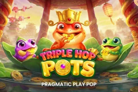 Triple Hop Pots slot game artwork