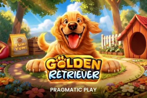 Golden Retriever slot game artwork