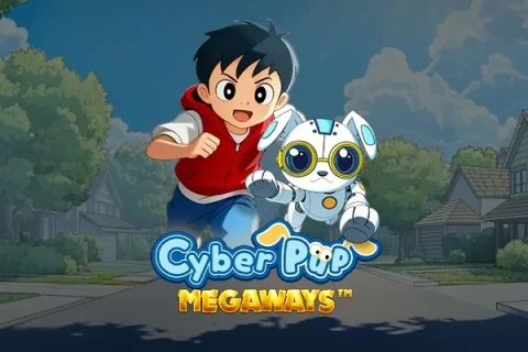 Cyber Pup Megaways slot game artwork
