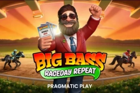 Big Bass Raceday Repeat slot game artwork