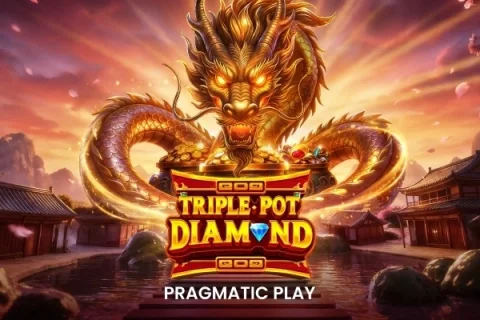 Triple Pot Diamond slot game artwork