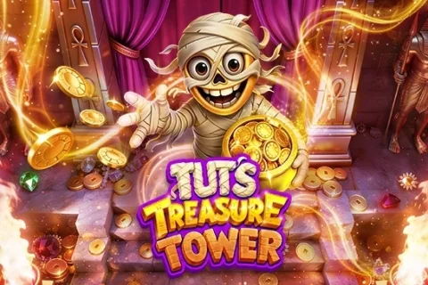 Tut’s Treasure Tower slot game artwork