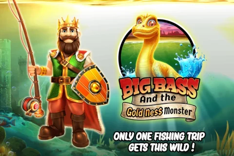 Big Bass and the Gold Ness Monster slot game artwork