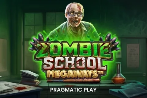 Zombie School Megaways slot game artwork