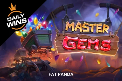 Master Gems slot game artwork