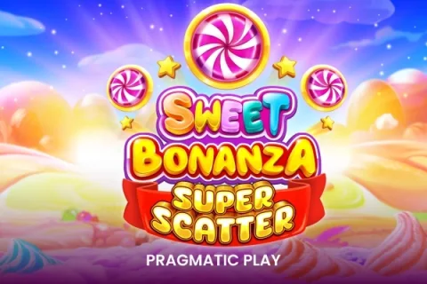 Sweet Bonanza Super Scatter slot game artwork