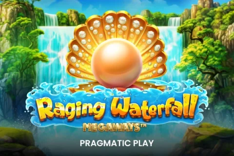 Raging Waterfall Megaways slot game artwork