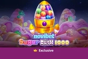 Novibet Sugar Rush 1000 game artwork