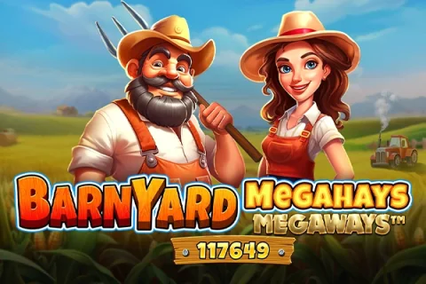 Barnyard Megahays Megaways slot game artwork
