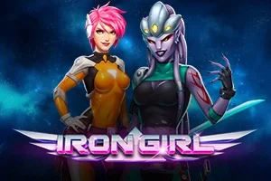 Iron Girl slot game artwork