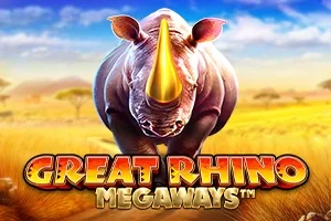 Great Rhino Megaways slot game artwork