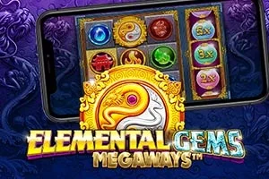 Elemental Gems Megaways slot game artwork