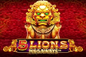 5 Lions Megaways slot game artwork