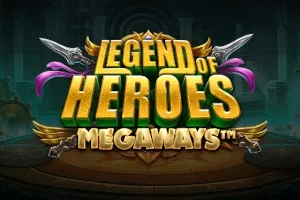 Legend of Heroes Megaways slot game artwork