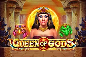 Queen of Gods slot game artwork