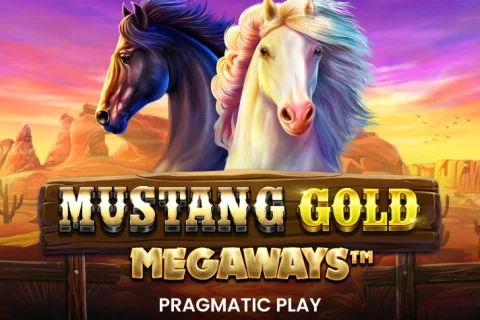 Mustang Gold Megaways slot game artwork