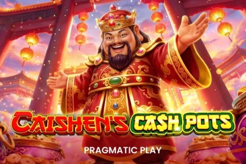 Caishen’s Cash Pots slot game artwork