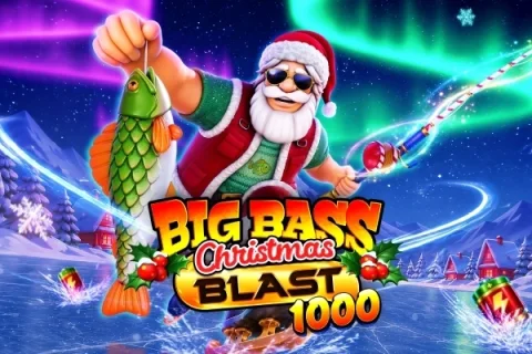 Big Bass Christmas Blast 1000 slot game artwork