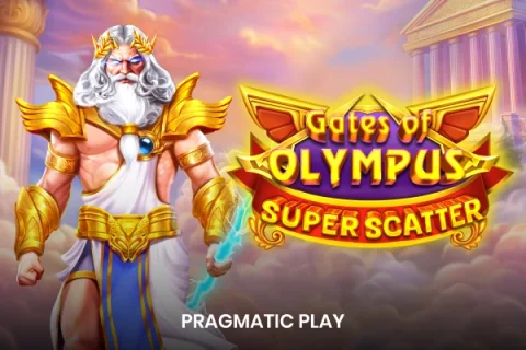 Gates of Olympus Super Scatter slot game artwork