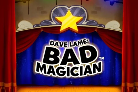 Dave Lame Bad Magician slot game artwork