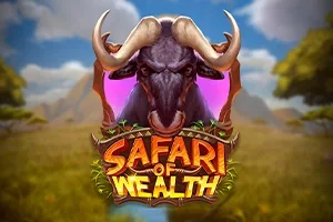 Safari of Wealth slot game artwork