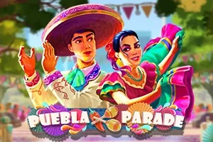 Puebla Parade slot game artwork