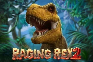 Raging Rex 2 slot game artwork
