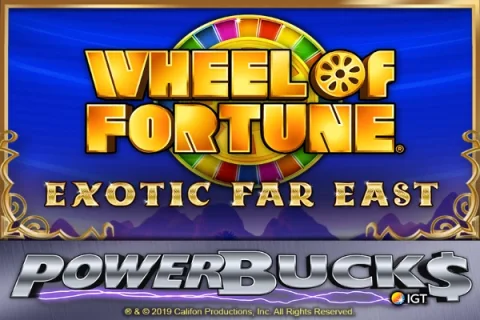PowerBucks Wheel of Fortune Exotic Far East slot game artwork