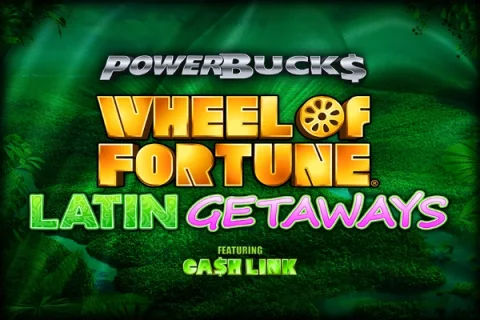 PowerBucks Wheel of Fortune Latin Getaways slot game artwork