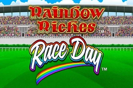 Rainbow Riches Race Day slot game artwork