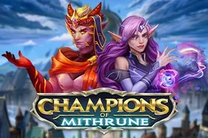 Champions of Mithrune slot game artwork