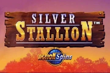 Silver Stallion Action Spins slot game artwork