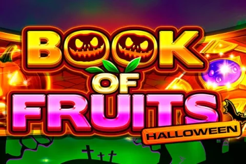 Book of Fruits Halloween slot game artwork