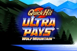 Quick Hit Ultra Pays Wolf Mountain slot game artwork