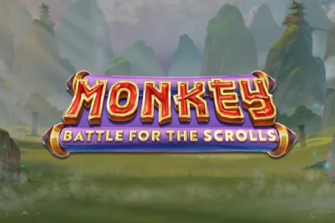 Monkey Battle for the Scrolls game artwork