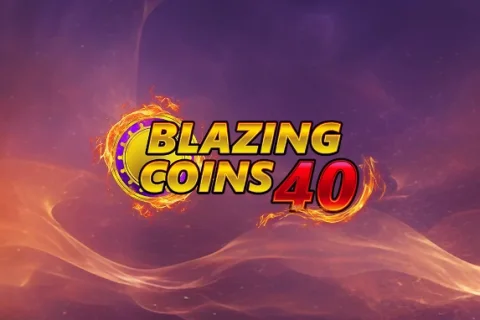 Blazing Coins 40 slot game artwork