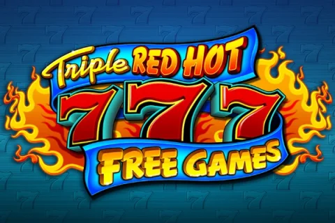 Triple Red Hot 777 slot game artwork