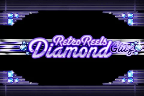 Retro Reels Diamond Glitz slot game artwork