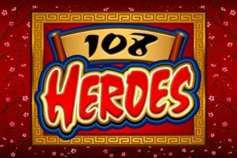 108 Heroes slot game artwork