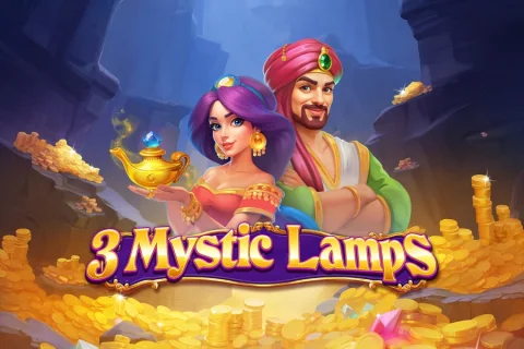 3 Mystic Lamps slot game artwork