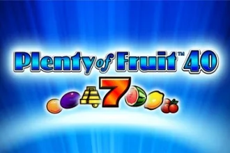 Plenty of Fruit 40 slot game artwork