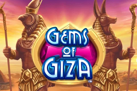 Gems of Giza slot game artwork
