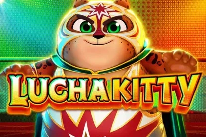 Lucha Kitty slot game artwork