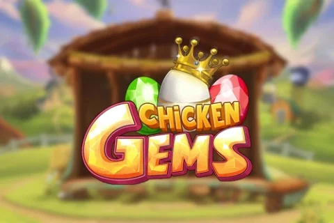 Chicken Gems slot game artwork
