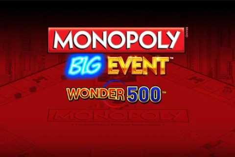 Monopoly Big Event Wonder 500 game artwork