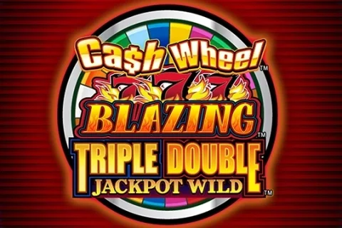 Cash Wheel Blazing 777 Triple Double Jackpot Wild slot game artwork